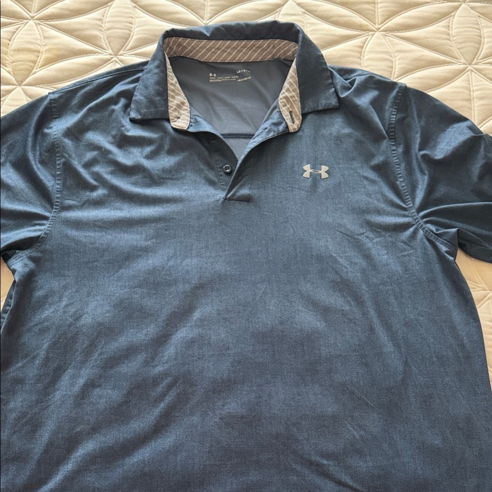 Under Armour Men's Navy Polo Shirt